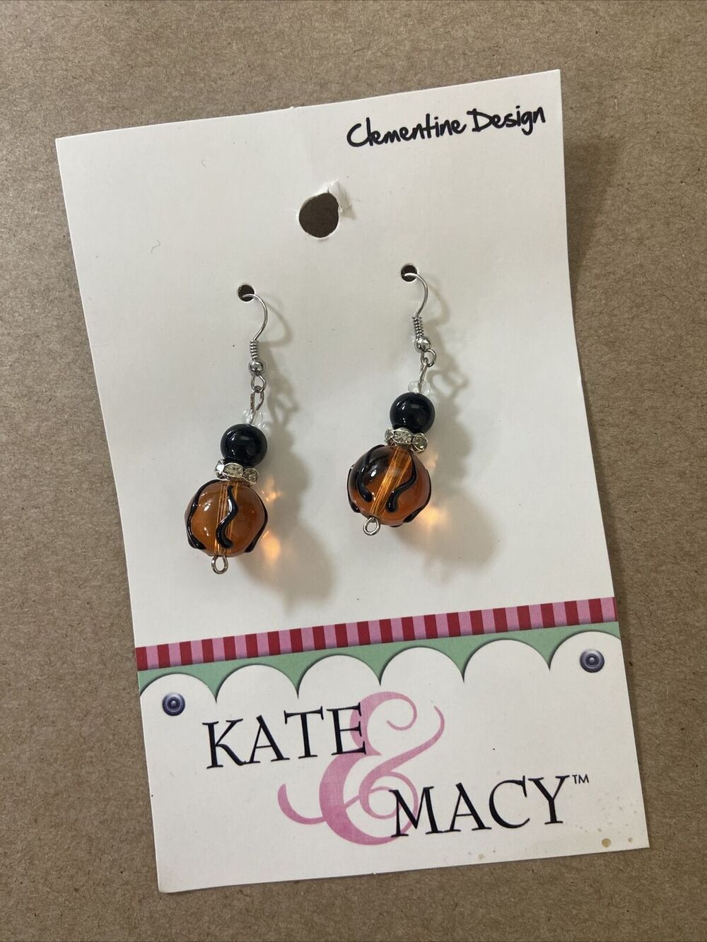 Kate & Macy Clementine Design Earrings Halloween Wild and Wonderful Jewelry
